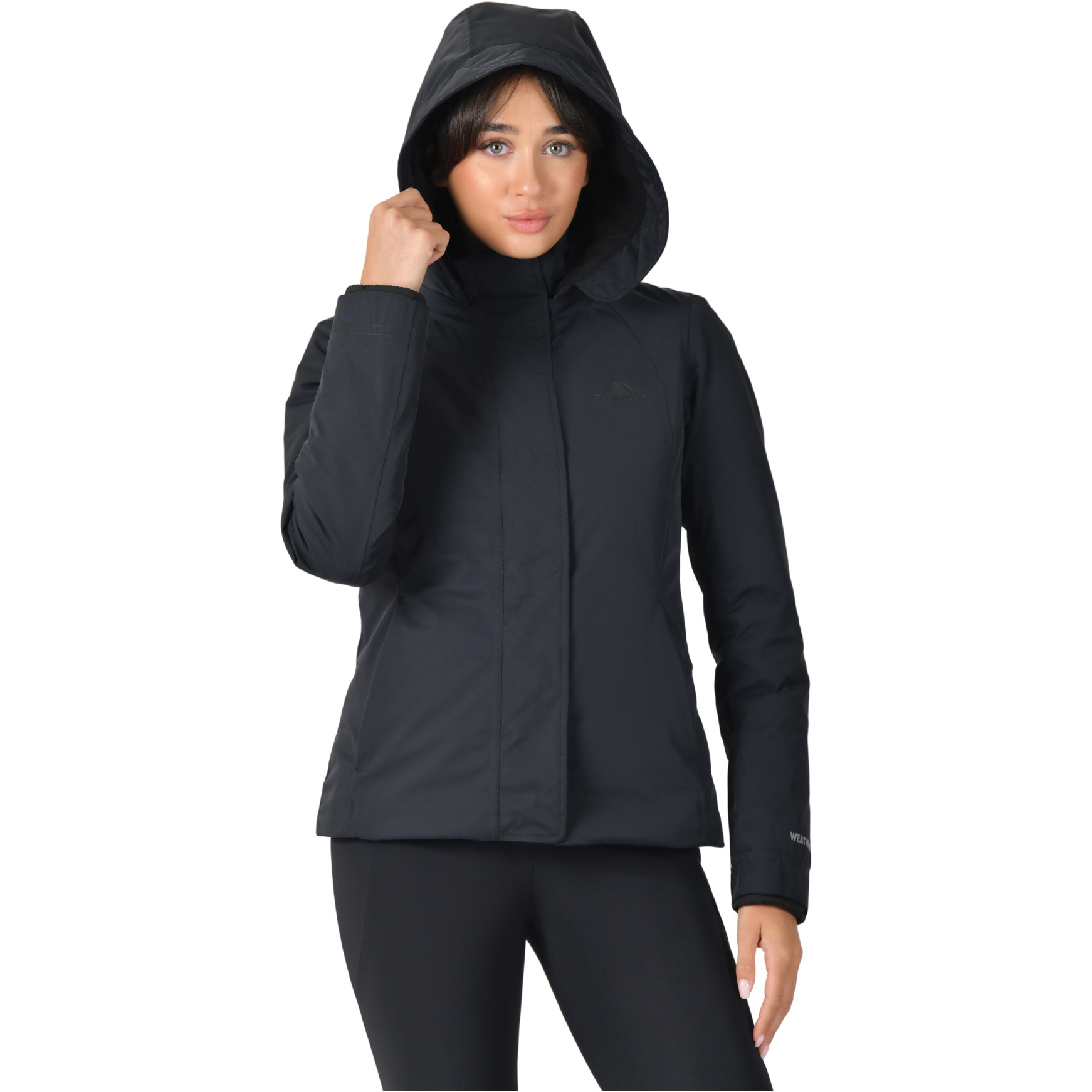 2025 Weatherbeeta Womens Protect Jacket With High Neck 1028838 - Black